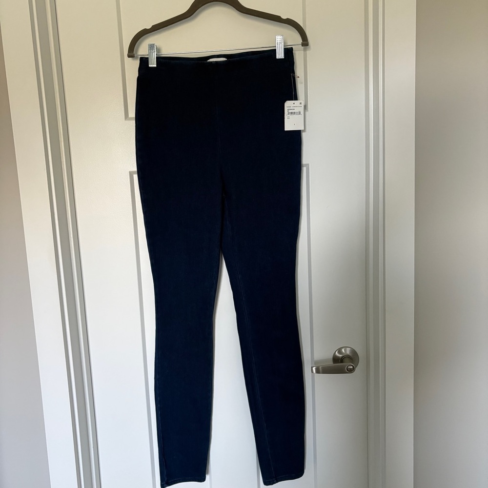 Good American Dark Wash Skinny Pull On Jeans  Size 2 NEW NWT